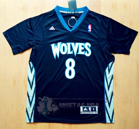 Camiseta Manga Corta Timberwolves Lavine Negro